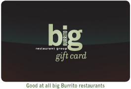 big Burrito Gift Card